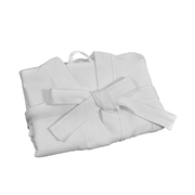 Halat de baie mic waffle 250gsm guler kimono