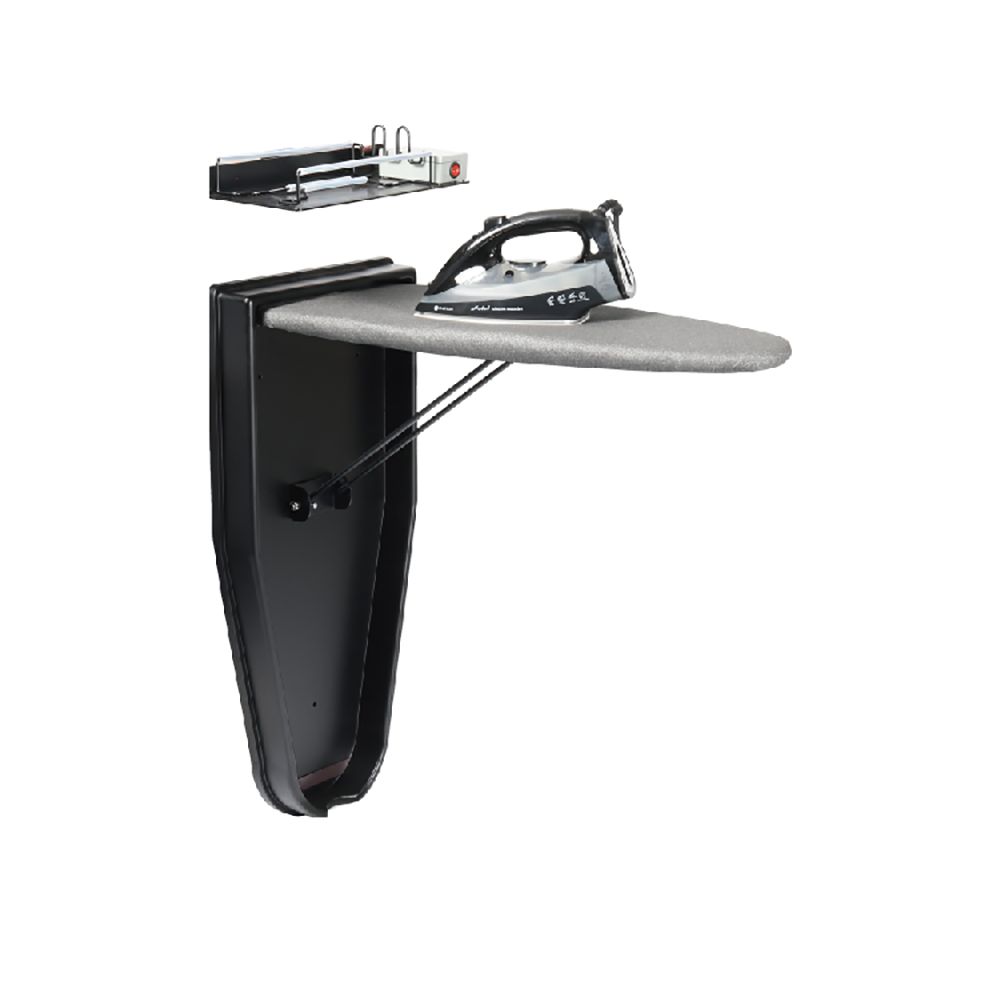 Masa de calcat pentru perete Negru