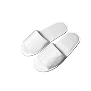 Papuci de imitatie catifea hotelieri White 5mm