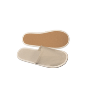 Papuci hotelieri Eco-Friendly Bej 5mm tesatura panza stil
