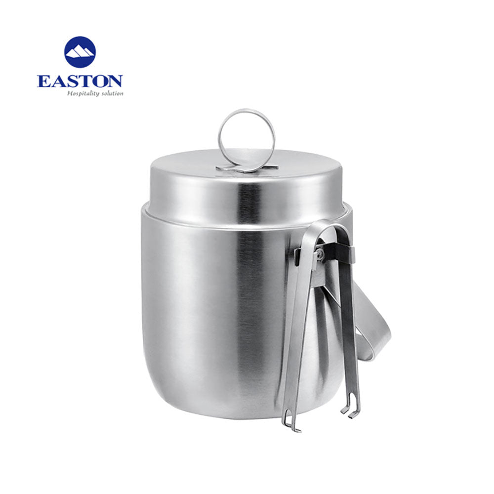 Cutie cu gheata 1.2L Inox cu cleste prindere exterior