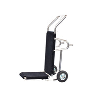 Carucior pentru bagaj negru/argintiu 2 roti