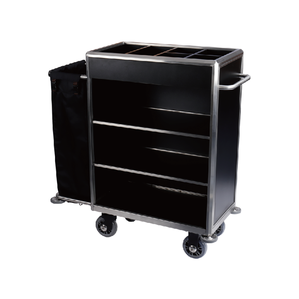 Carucior de menaj Metal Negru