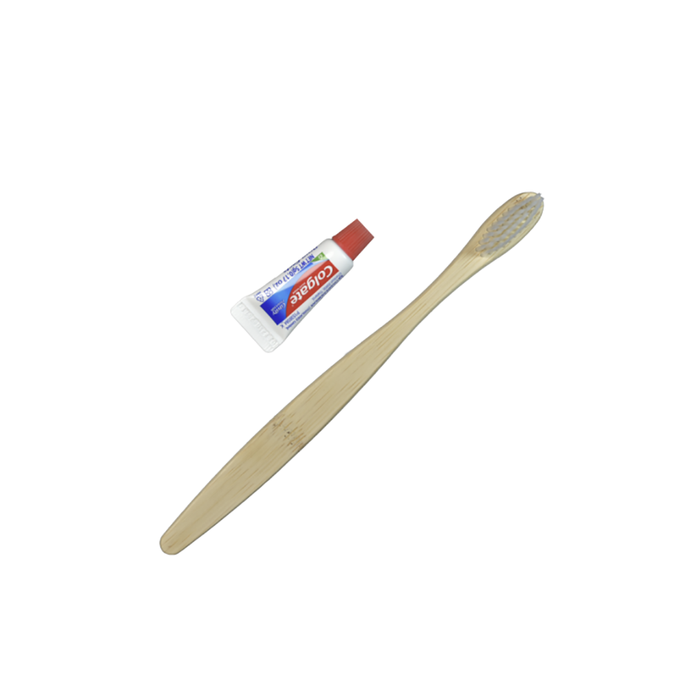 Bamboo Dental Kit B Nature Wood Brown