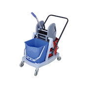 Carucior curatenie Albastru 34L