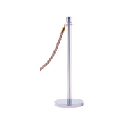 Suport delimitare hotel argintiu lustruit H1000