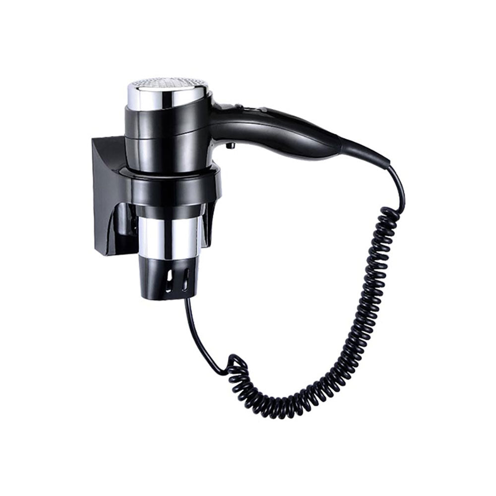 Uscator de par pentru perete Argintiu/Negru 1600W