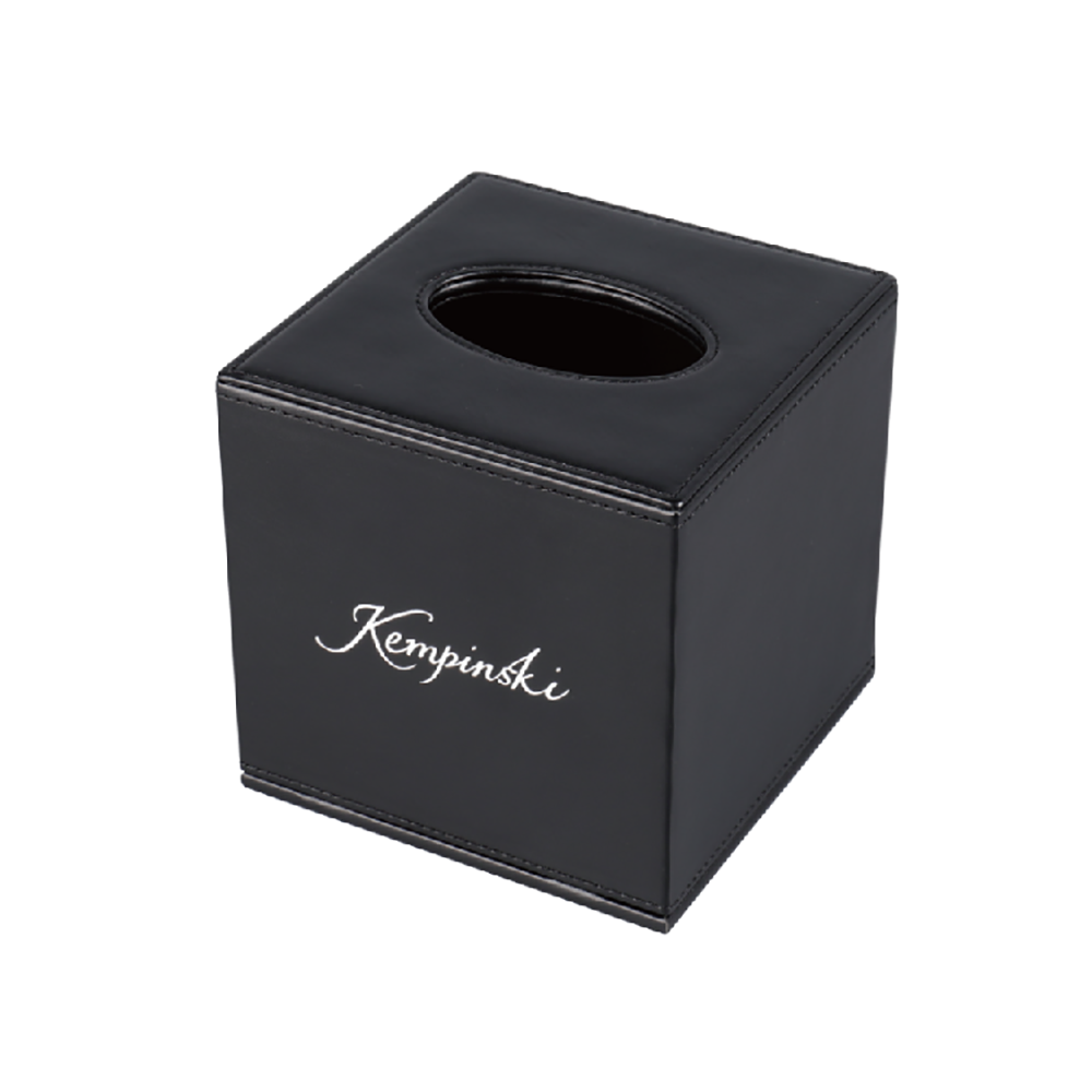 Cutie servetele patrata Black Plus