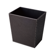 Cos de gunoi imitatie piele dreptunghiular Coffee