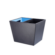 Cos de gunoi imitatie piele Black