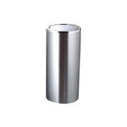 Cos de gunoi exterior rotund Inox Argintiu