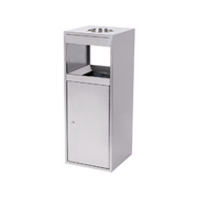 Cos de gunoi exterior Inox  cu scrumiera