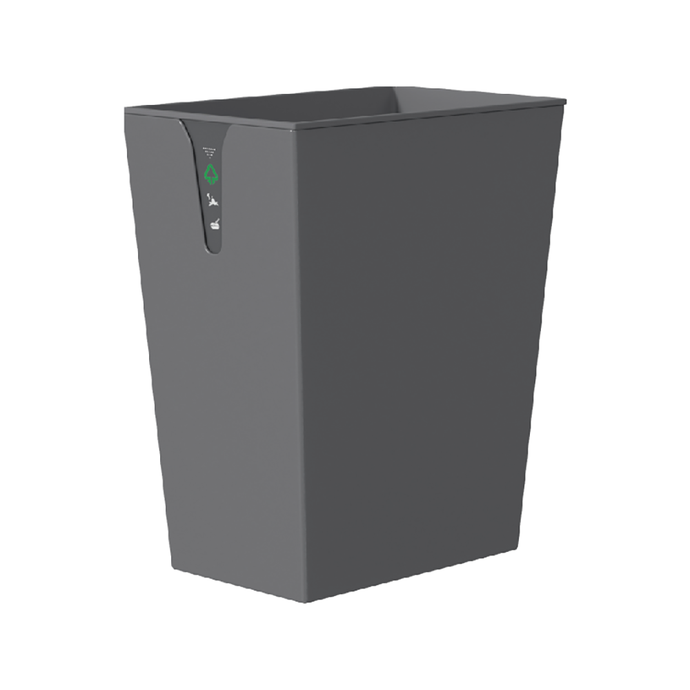 Cos de gunoi camera hotel Gri 1 compartiment