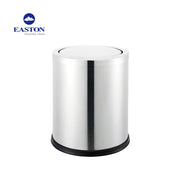 Cos de gunoi hotelier Rotund Inox Argintiu
