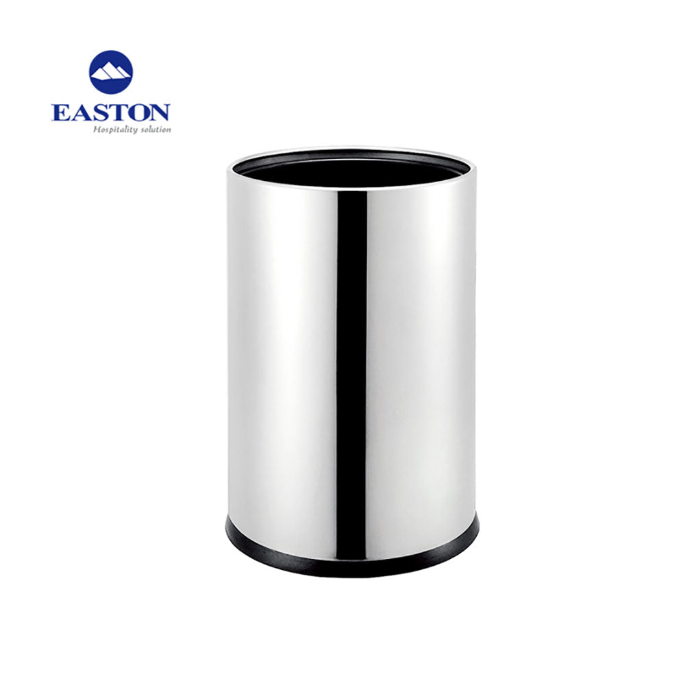 Cos de gunoi camera hotel rotund Inox Lustruit