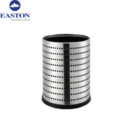 Cos de gunoi camera hotel rotund Inox Periat