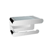 Suport pentru rola de hartie Inox cu suport telefon